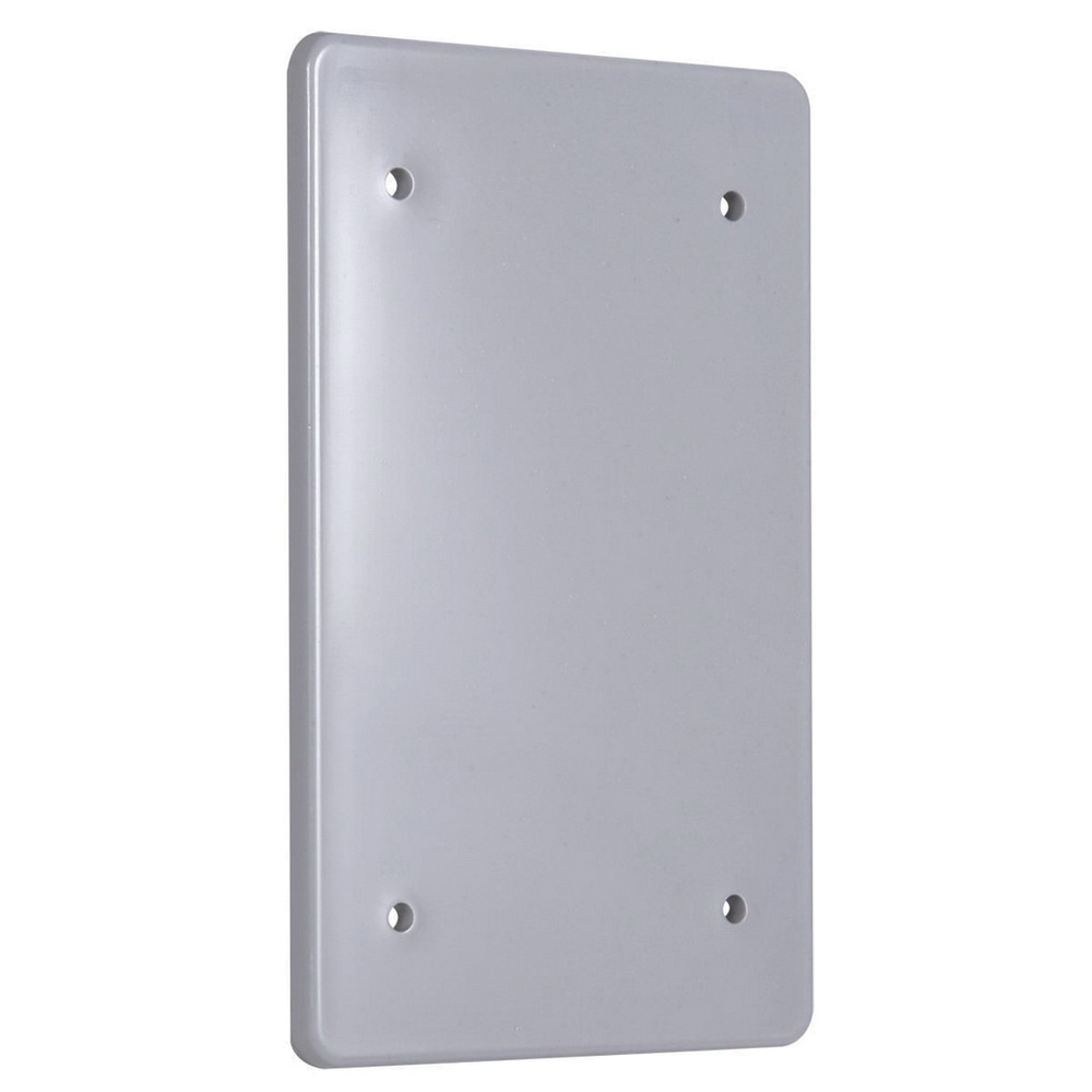 Raco Pbc Gy Polycarbonate Gang Blank Cover Gray