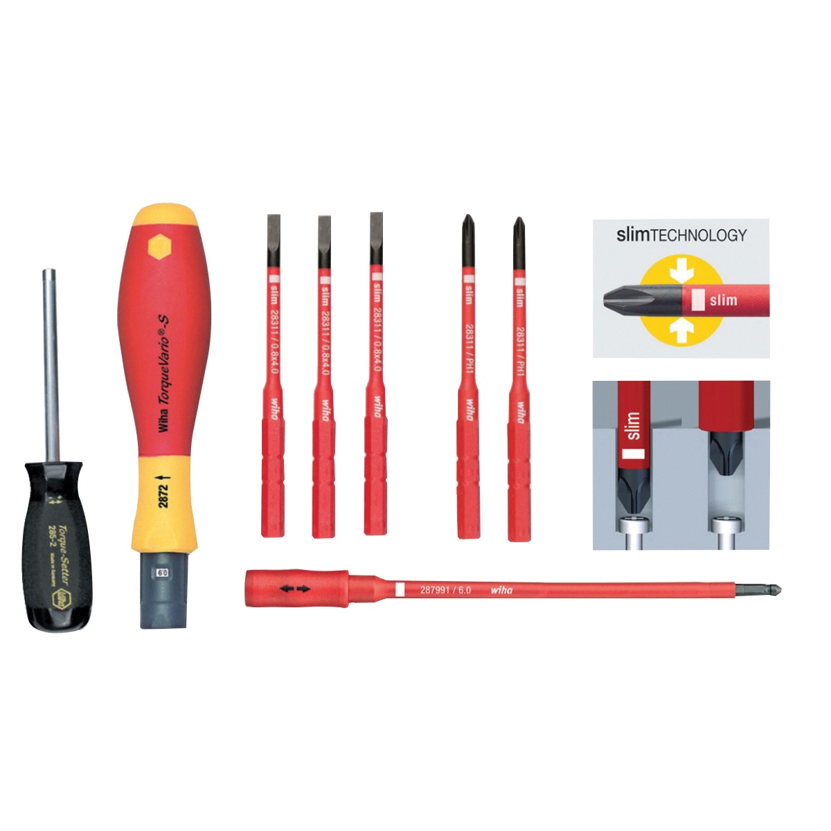 Wiha Tools Insulated Torque Control Set With Slotted And Phillips