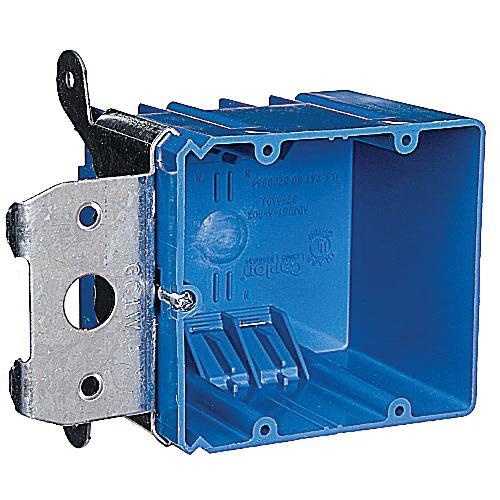 Thomas Betts B234ADJ PVC 2 Gang Non Metallic New Work Outlet Box 4