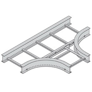 B Line A Ht Aluminum Horizontal Tee For Inch Width Tray Redi Rail