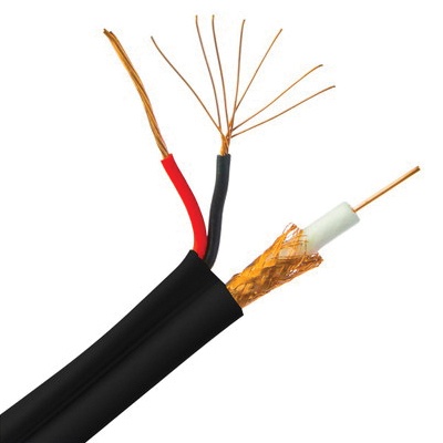 Stranded Bare Copper Rg Cm Cl Siamese Coaxial Cable Ft