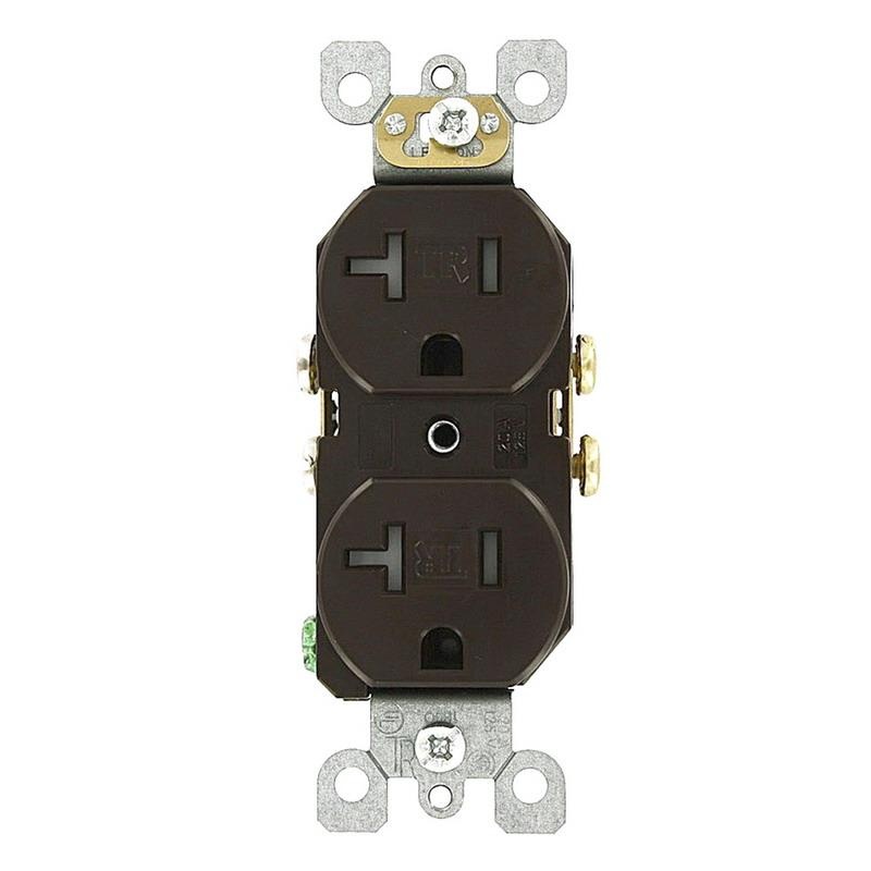 Leviton T5820 Residential Grade Tamper Resistant Standard Straight