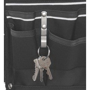 Lenox Tools 1787422 20 Pocket Soft Sided Electrician S Tote Canvas Black 10 Inch