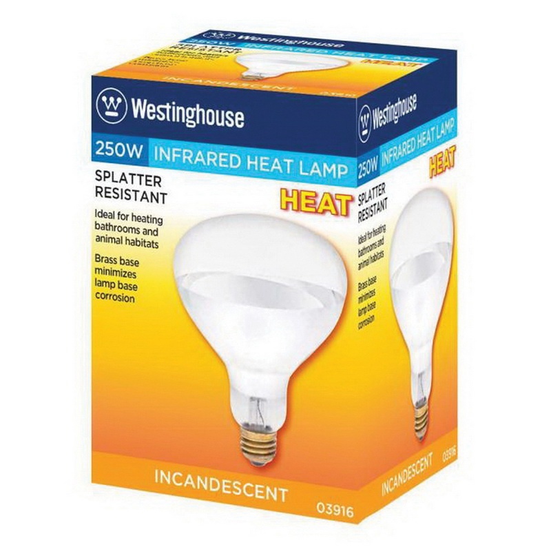 New Westinghouse R-40 Infrared Heat Lamp 250 Watt 120 Volt