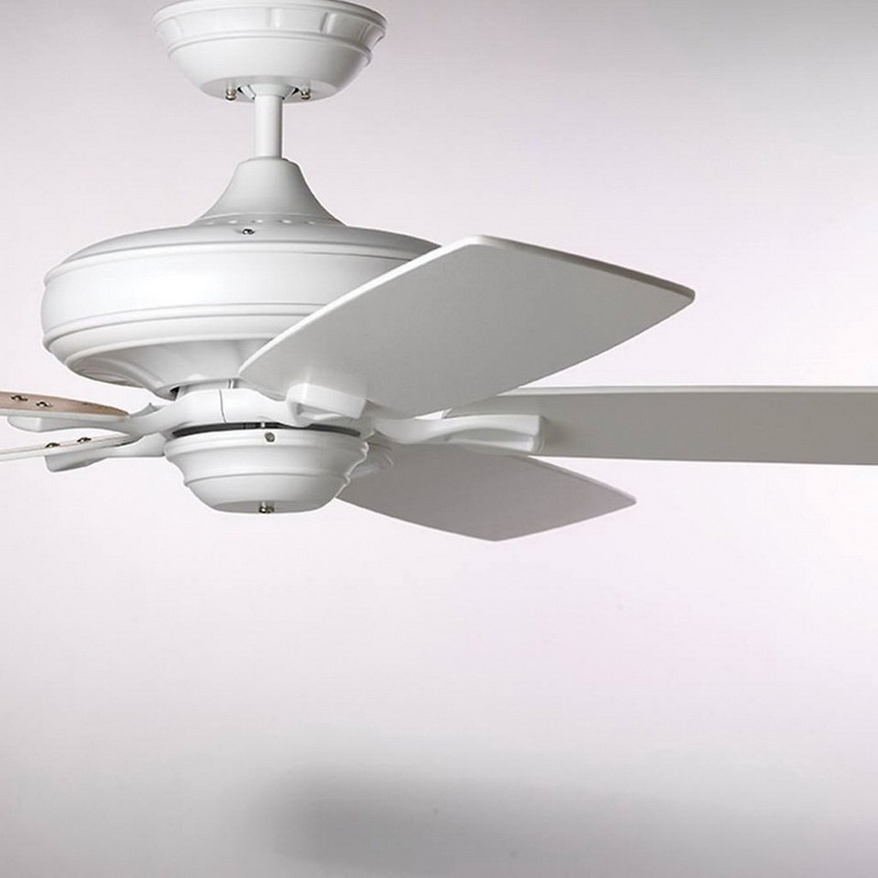 Emerson Cf784sw Indoor Ceiling Fan 60 Inch 5 Blade Satin White Carrera