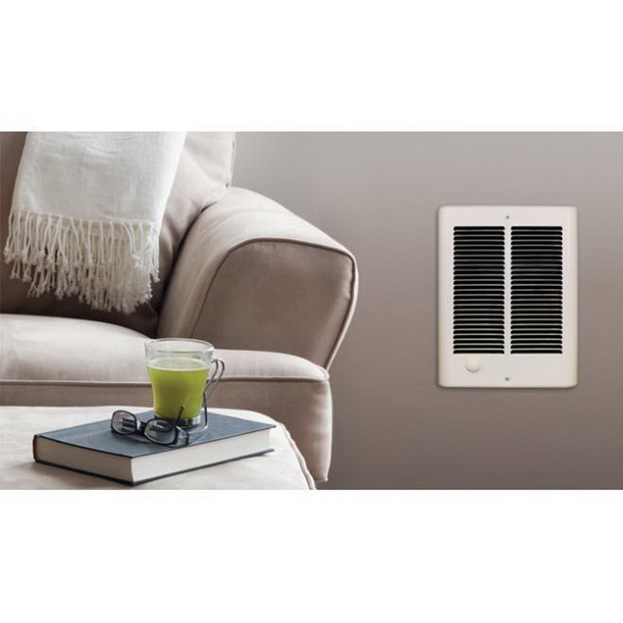 Q-Mark CZ1548T Fan-Forced Zonal Wall Heater 1500/750-Watt 240-Volt White  COS-E