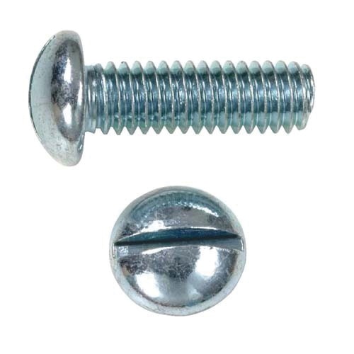 round head slotted machine screws