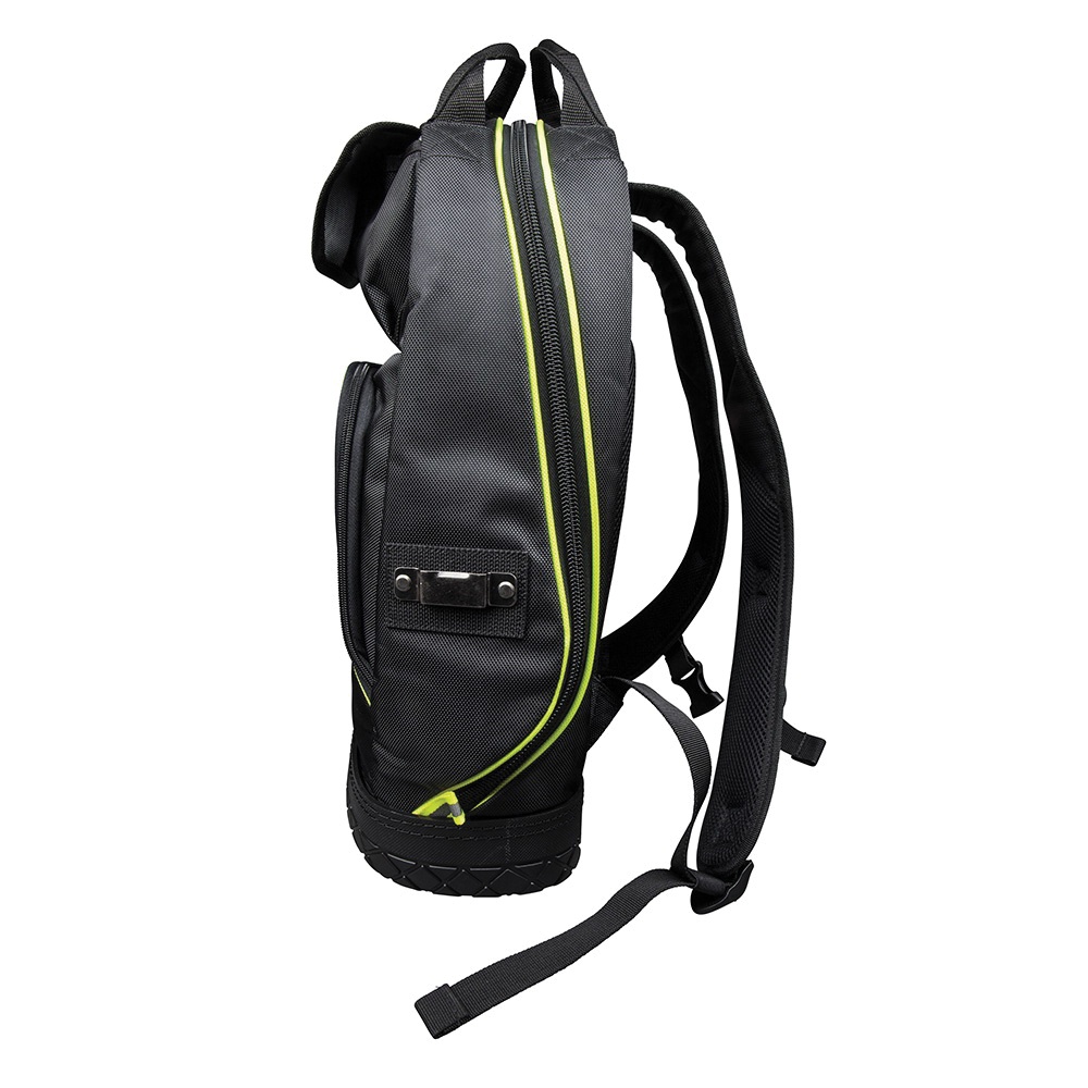 Tradesman Pro 14-3/8 in. High-Visibility Tool Bag Backpack, Black and Gray Tradesman Pro 14-3/8 in. High-Visibility Tool Bag Backpack, Black and Gray