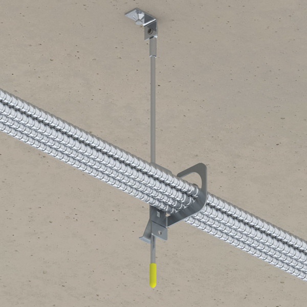 Erico Dr4tsf12 Electrogalvanized Steel Drop Threaded Rod With Shot
