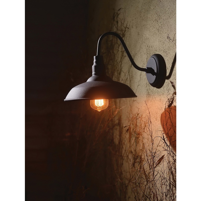Hunter Lighting 93506bl 1 Light Wall 60 Watt Black Hunter Lighting 93506bl 1 Light Wall 60 Watt Black