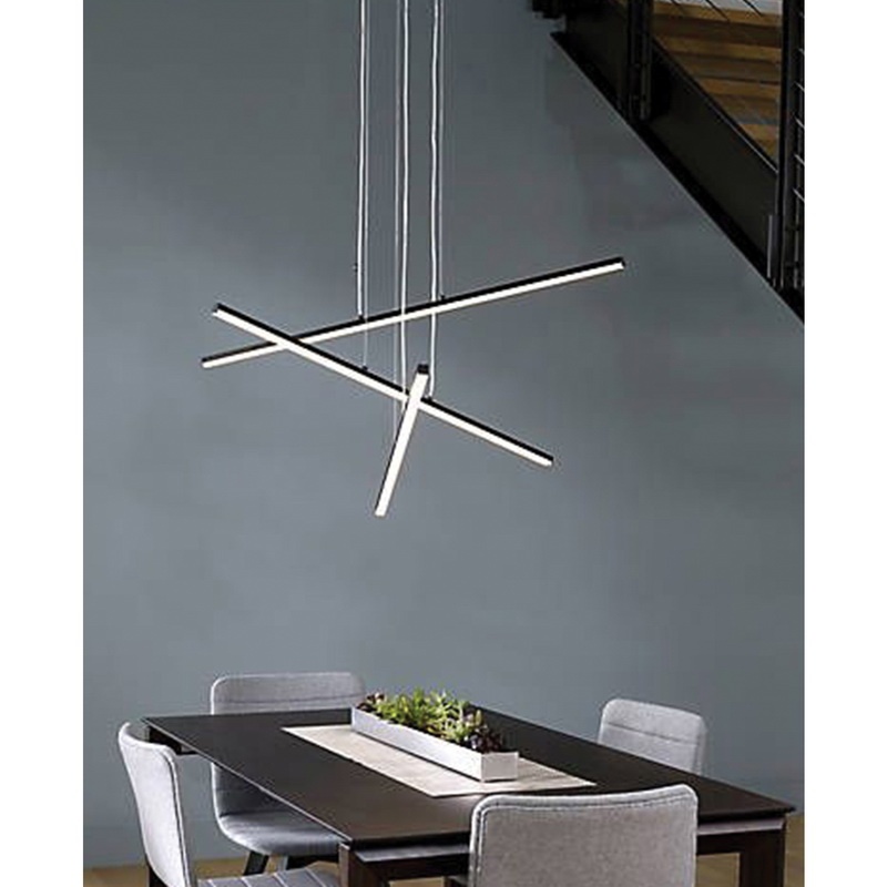 Sonneman 2766 16 6 Light Arm Pendant Fixture 84 Watt 120 277 Sonneman 2766 16 6 Light Arm Pendant