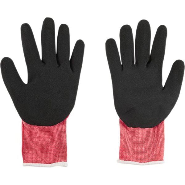 Milwaukee 48-22-8903 X-Large Nitrile Dipped Work Gloves, Red 