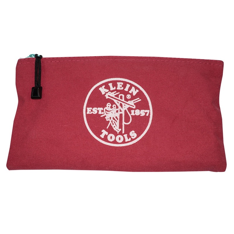 klein tools canvas zipper bag