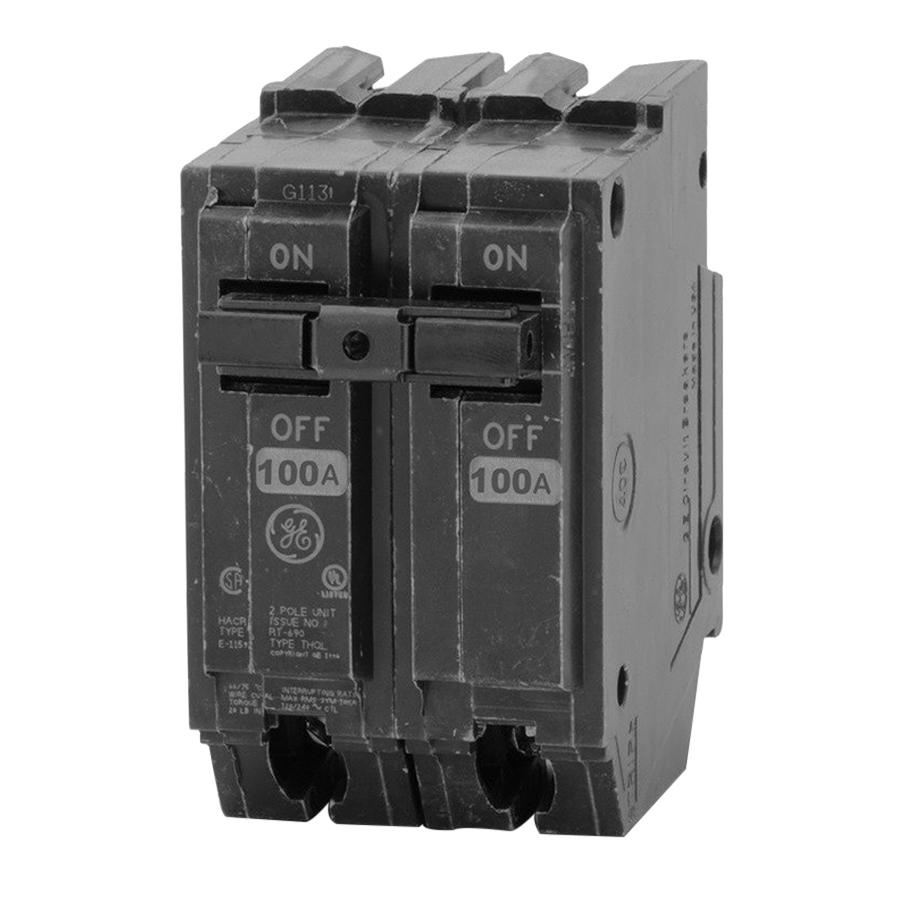 GE  Plug-In Circuit Breaker Type TQL  2-Pole 