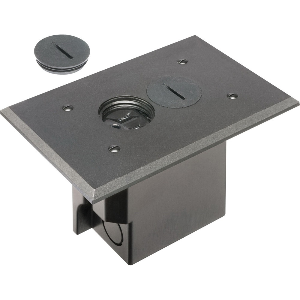 Arlington Flbr101bl Plastic 1 Gang Non Metallic Retro Floor Box 4