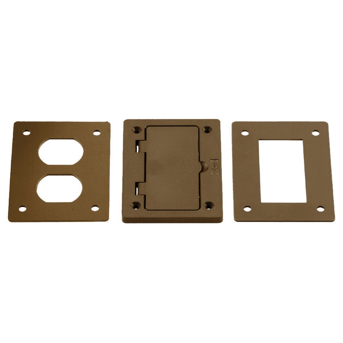 Hubbell Wiring Pfbr826bra Cast Aluminum Floor Box Cover And Flange