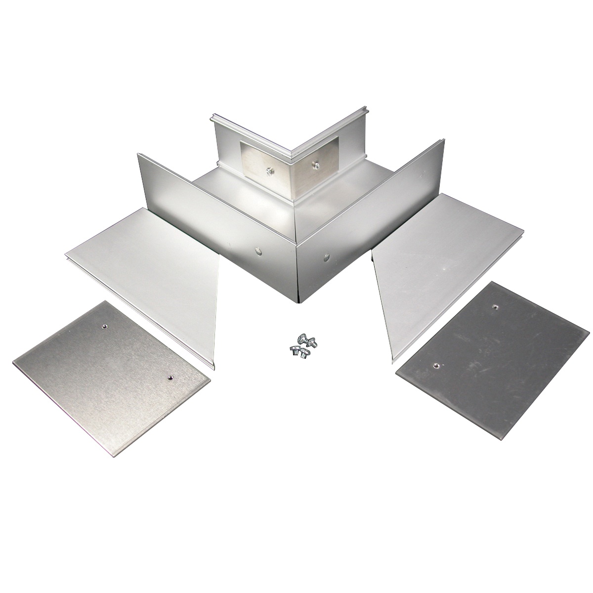 Wiremold Al3311 90 Degree Flat Elbow Aluminum For Al3300 Series Single Channel Aluminum Surface Raceway System Plugmold Surface Raceway Fittings Racks Enclosures Cable Management Datacom