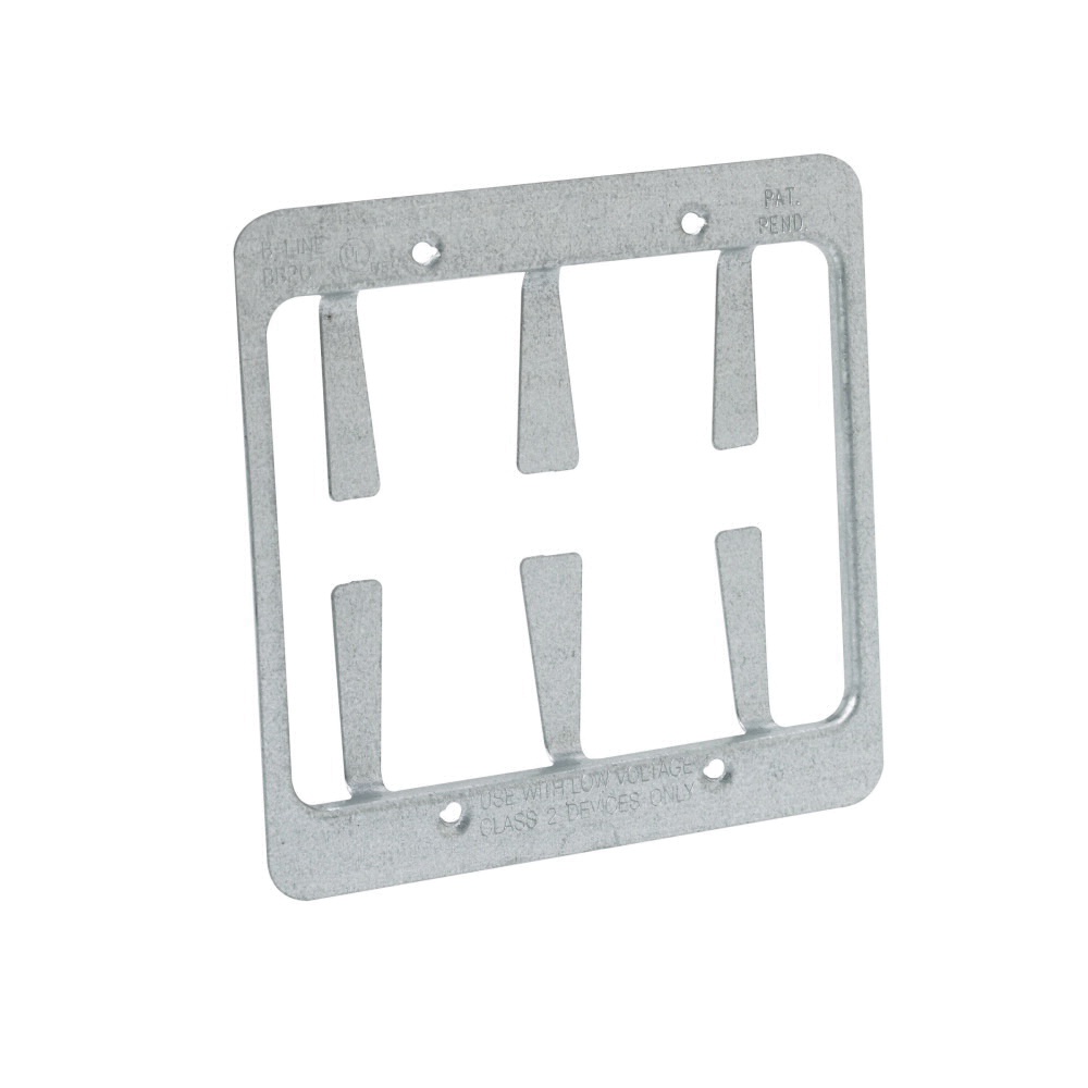 B-Line BB20 Pre-Galvanized Steel 2-Gang Bracket