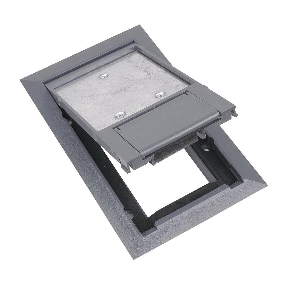 Thomas Betts 664 Cst Sw Gry Polycarbonate Recessed Service Floor