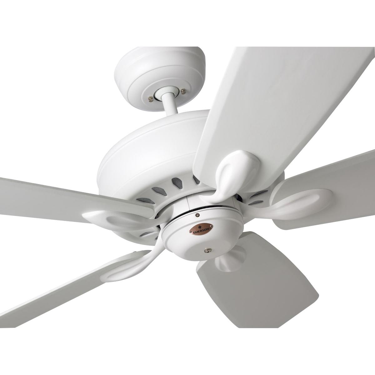 Emerson Cf921sw Avant Eco Ceiling Fan 72 Inch 5 Blade 6 Speed Satin White