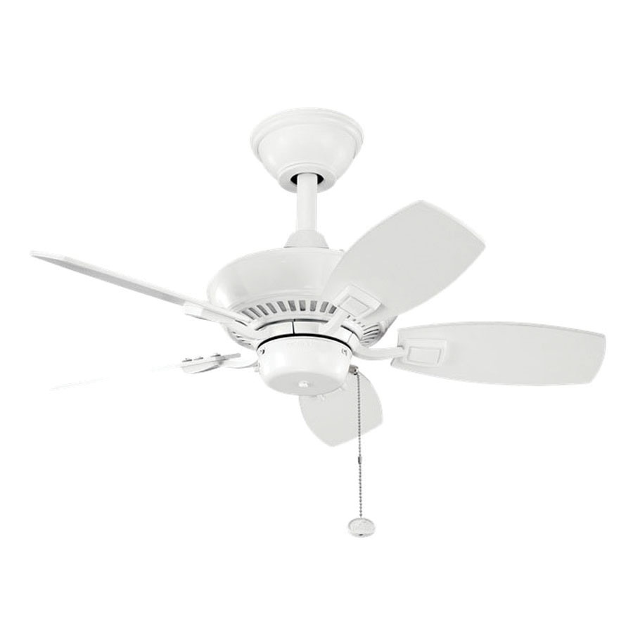 Kichler 300103wh Transitional Ceiling Fan 30 Inch 5 Blade 3