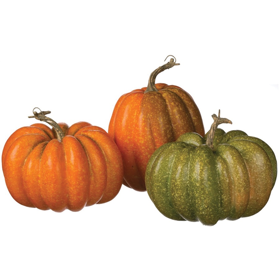 Sullivans Dv489 Styrofoam 3 Set Pumpkin 5 1 2 Inch X 12 Inch X 8