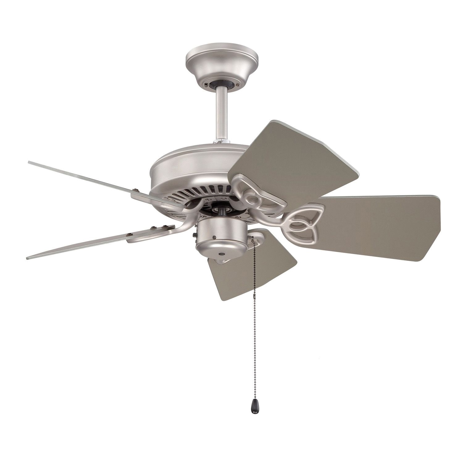 Craftmade Pi30bn Ceiling Fan 30 Inch 5 Blade 3 Speed Brushed Satin Nickel Piccolo