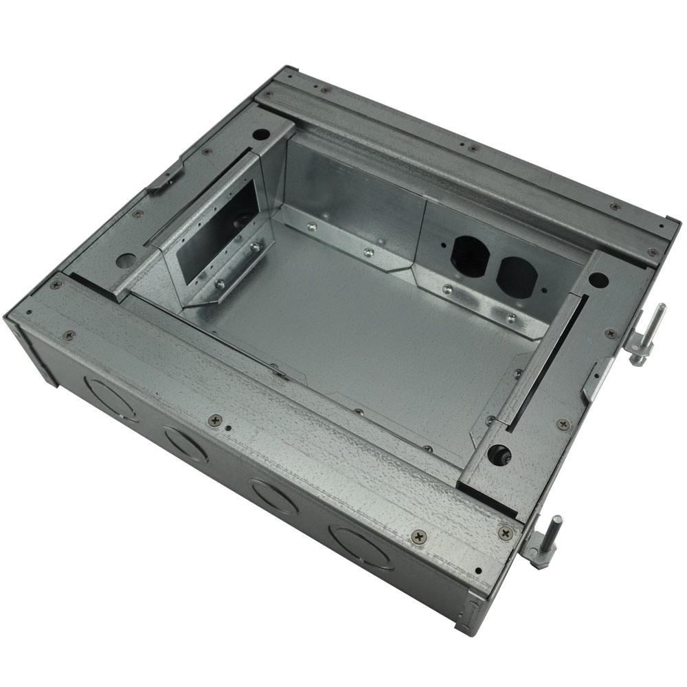 Fsr Fl 600p 3 B Brass Or Aluminum Concrete Floor Box 13 5