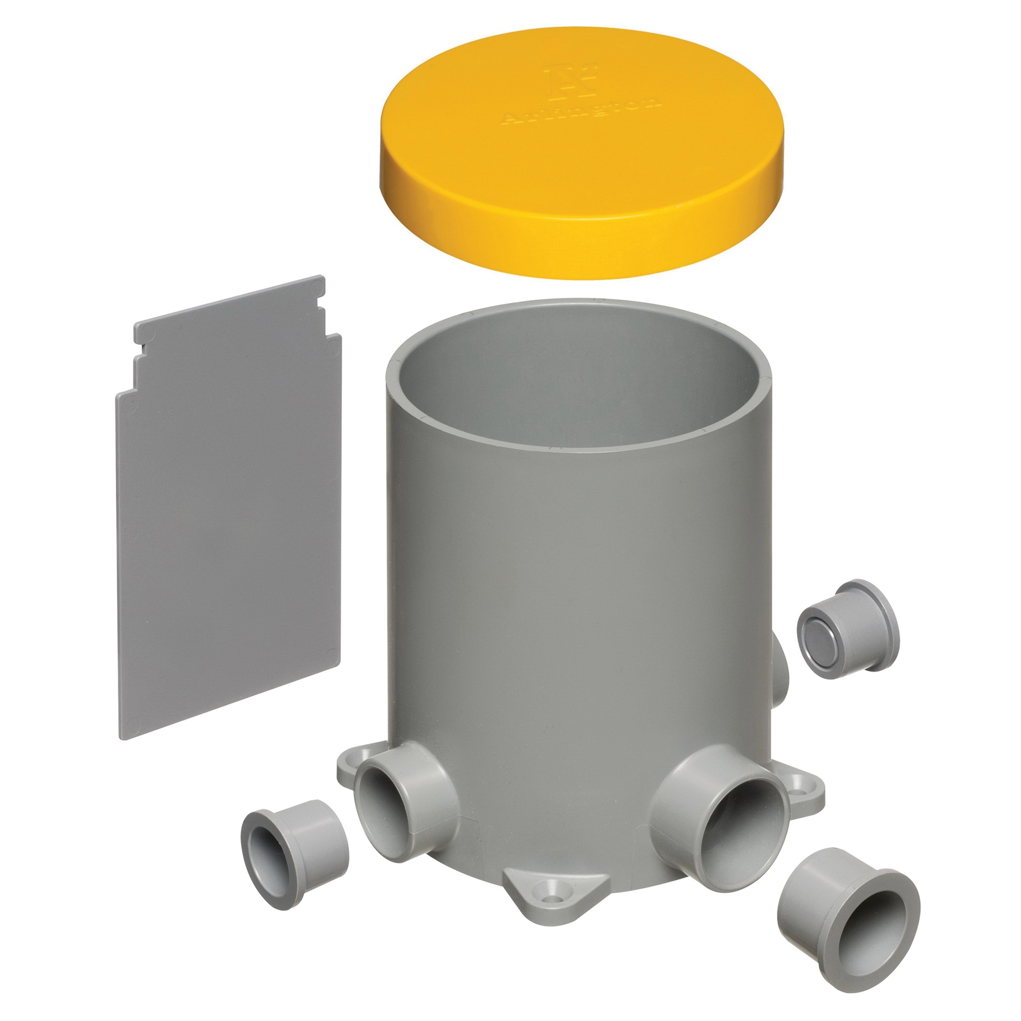 Arlington Flbc4500 Plastic Non Metallic 4 1 2 Inch Round Box With