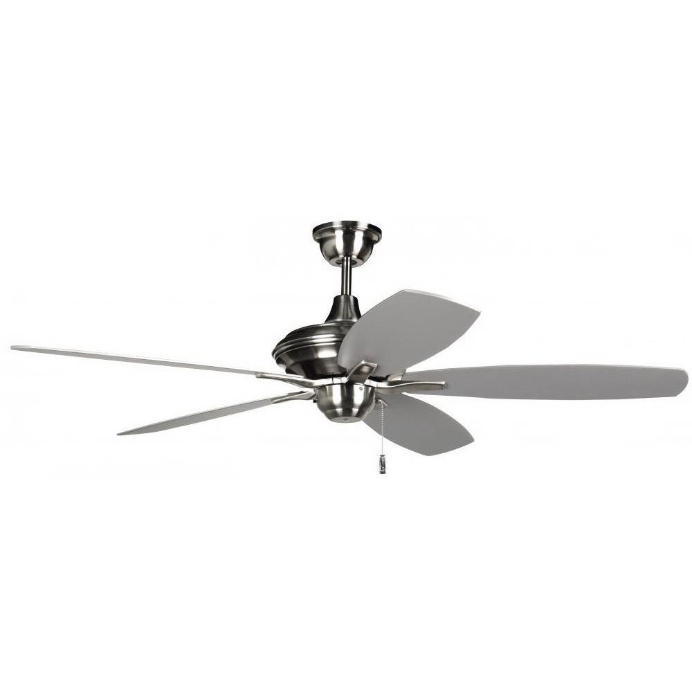 Craftmade Cn52ss5 Copeland Transitional Ceiling Fan 52 Inch 5 Blade 3 Speed Stainless Steel