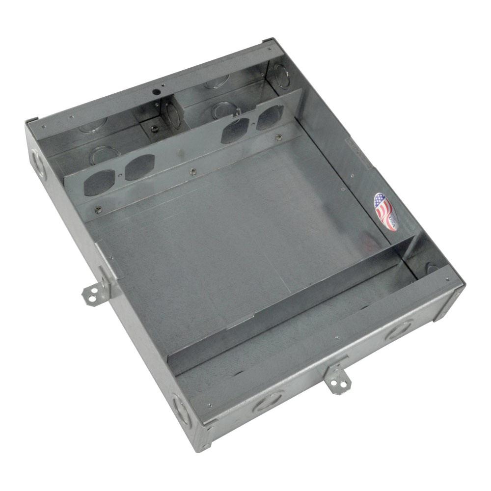 Fsr Fl 500p 2 25 Brass Or Aluminum Floor Box 10 Inch X 12