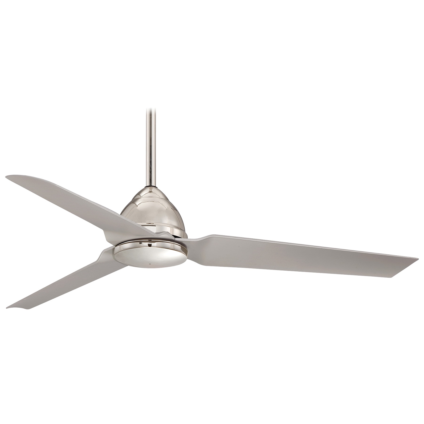 Minka Aire F753 Pn Modern Ceiling Fan 54 Inch 3 Blade 3 Speed Polished Nickel Java