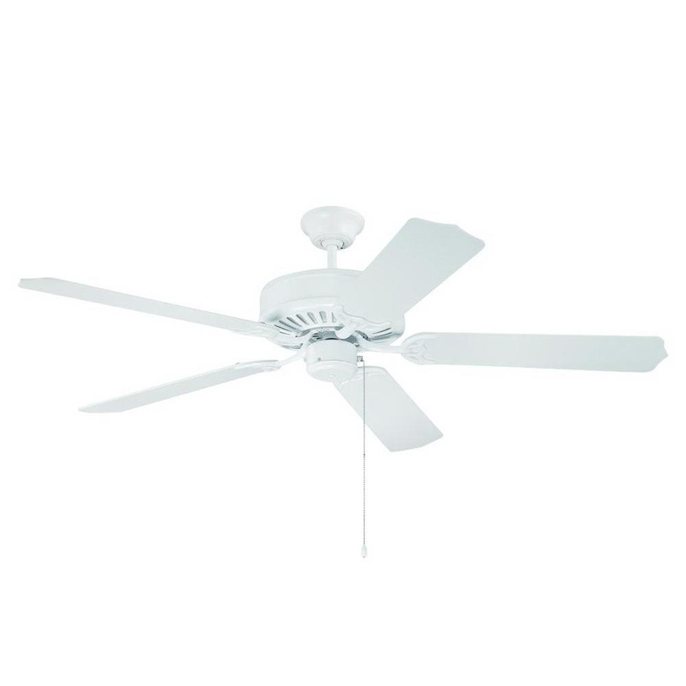 Craftmade C52w Industrial Ceiling Fan 52 Inch 5 Blade 3 Speed
