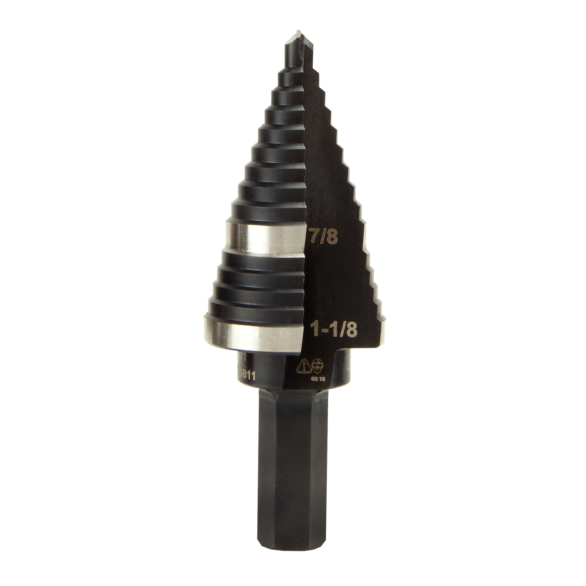 Step Drill Bit >> Klein Tools Ktsb11 M2 Steel High Speed Step Drill Bit 11 Or 7 8 1 1 8 Inch Step Drill Bit >> Klein Tools Ktsb11 M2 Steel High Speed Step Drill Bit 11 Or 7 8 1 1 8 Inch