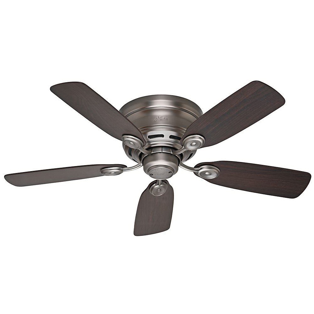 Hunter 51060 Ceiling Fan 42-Inch 5 Blade 3 Speed Antique Pewter Low