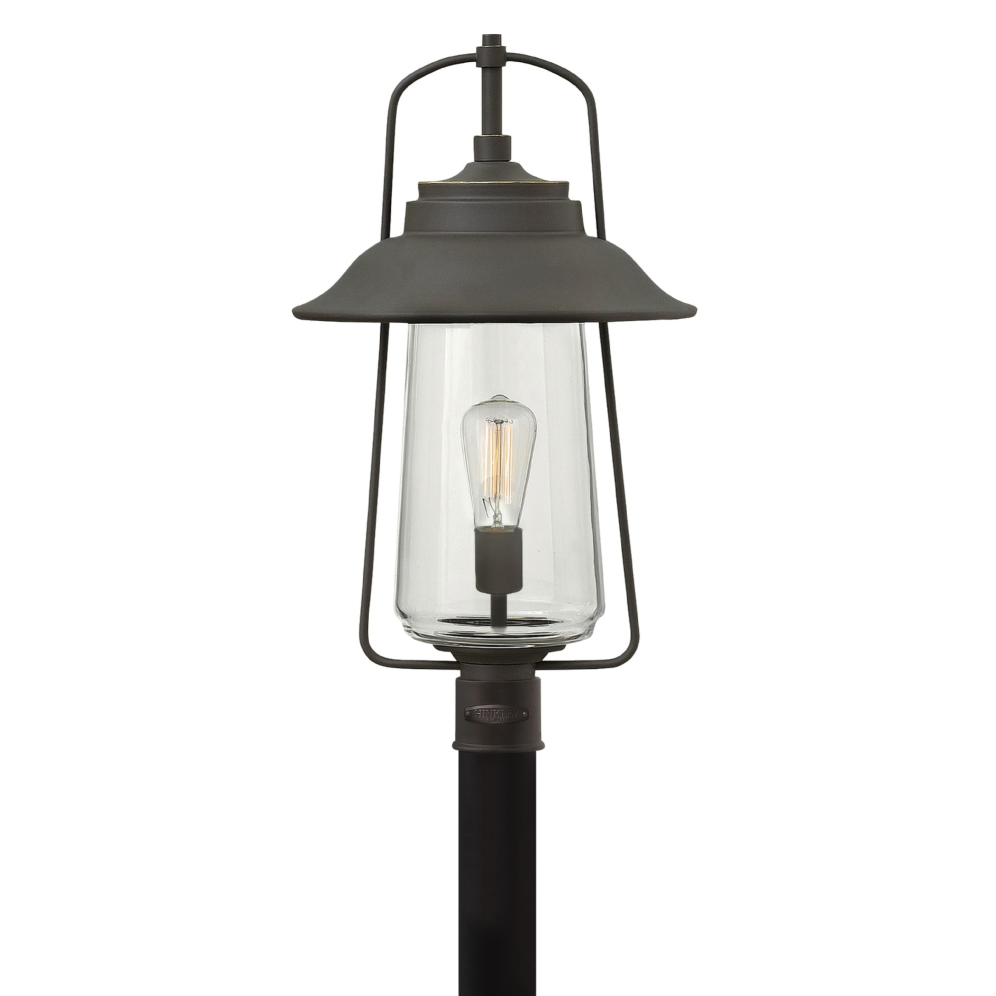Hinkley Lighting 2861oz 1 Light Post Lantern 100 Watt 120 Volt Oil Hinkley Lighting 2861oz 1 Light Post Lantern 100 Watt 120 Volt Oil Rubbed Bronze Belden