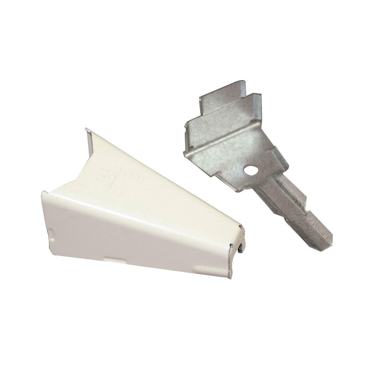 Wiremold V1517b Adapter Fitting Steel Ivory For Use With 1500