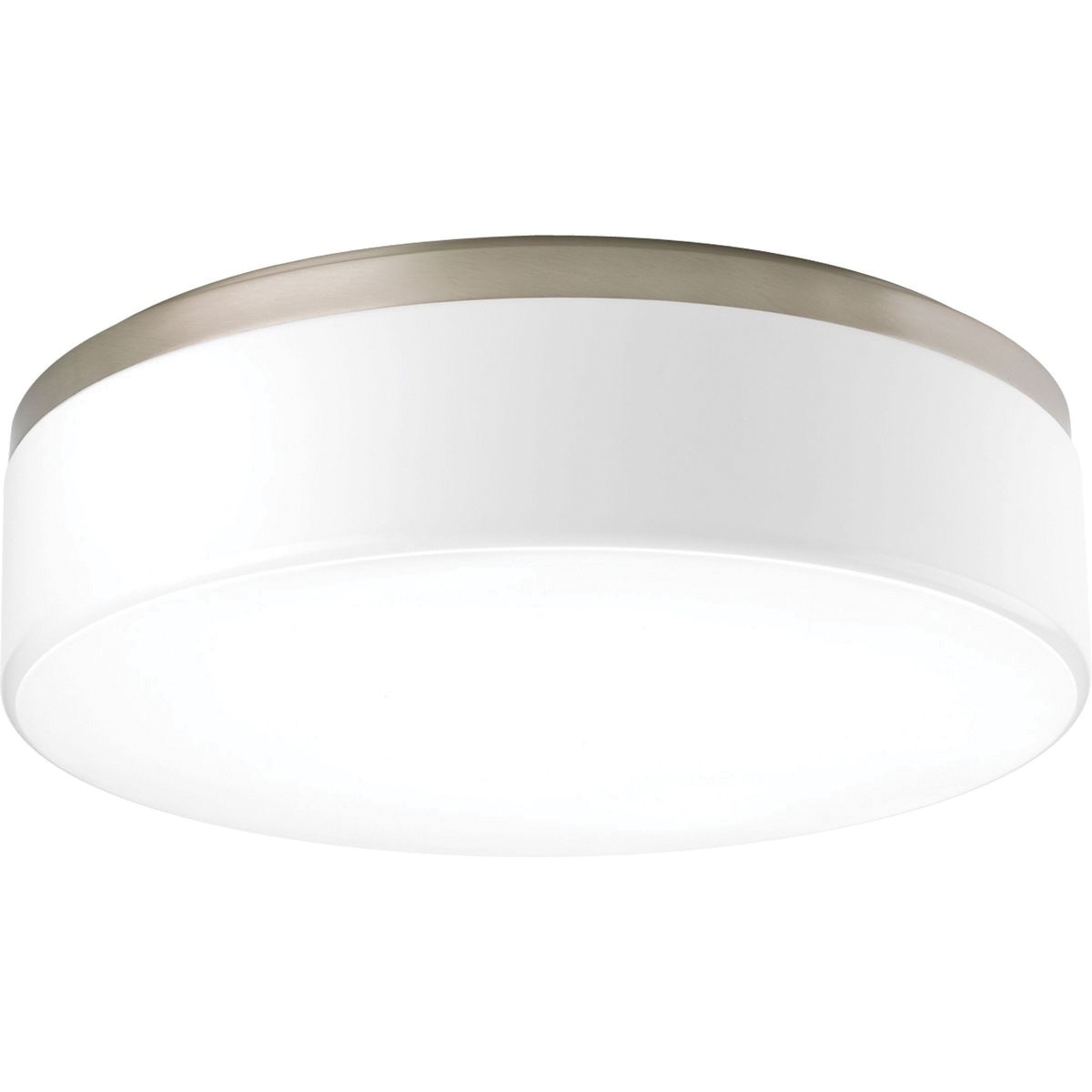 Progress Lighting P3675 09wb 3 Light Flush Mount Ceiling Light 26 Watt 120 Volt Ac Brushed Nickel Maier