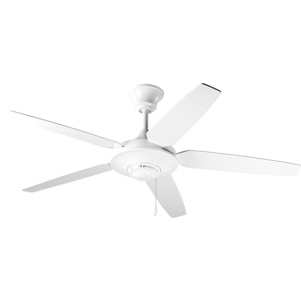 Progress Lighting P2530 30w Transitional Indoor Ceiling Fan 54 Inch 5 Blade 3 Speed White Airpro