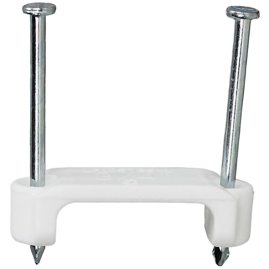 Dottie Plx75p White 12 Gauge Steel Cable Staple 3 4 Inch 3000 Pail Dottie Plx75p White 12 Gauge Steel Cable Staple 3 4 Inch 3000 Pail