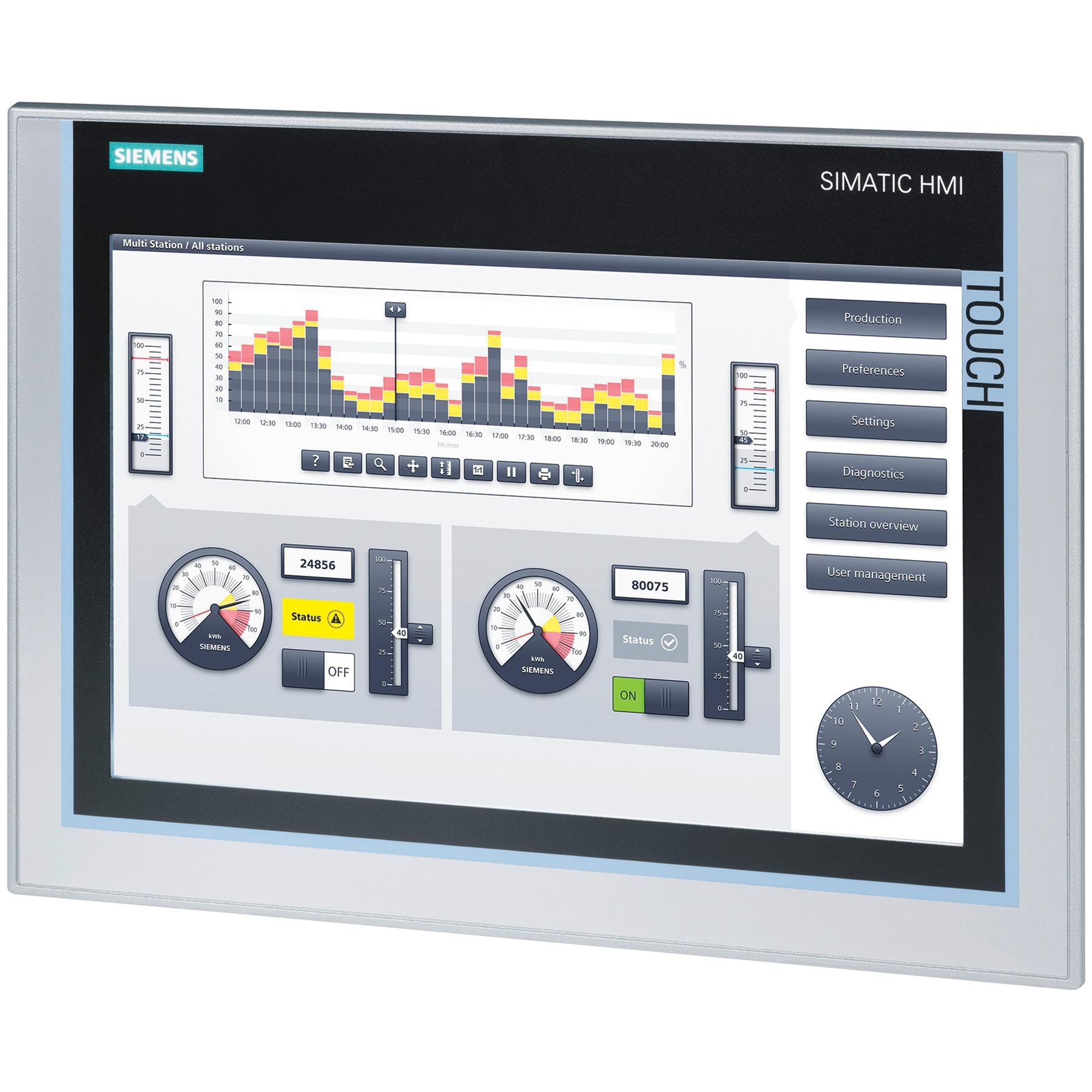 Siemens 6avmc010ax0 Human Machine Interface 12 Inch Widescreen Tft Display With 16 Million Colors Colors And 1280 X 800 Pixels Hmi Plcs Hmi Industrial Controls And Automation