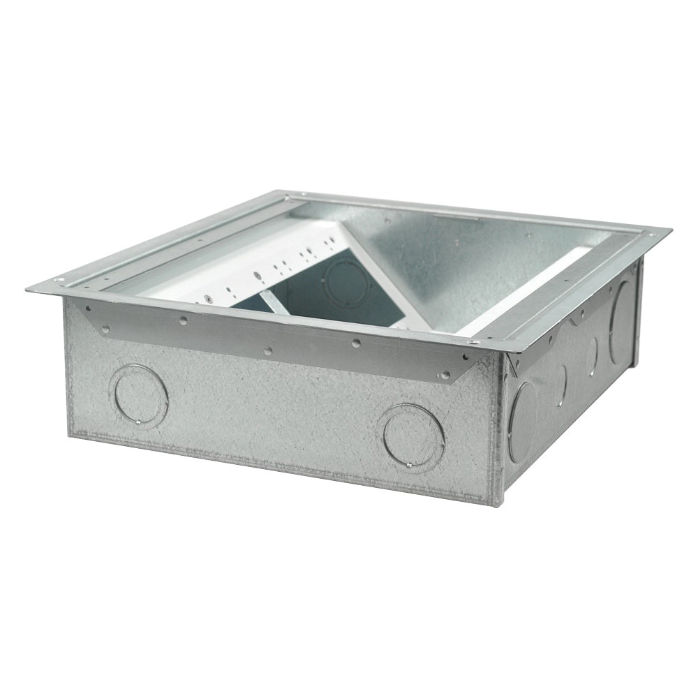 Fsr Fl640p 4 Brass Or Aluminum Floor Box 12 Inch X 13 1 2