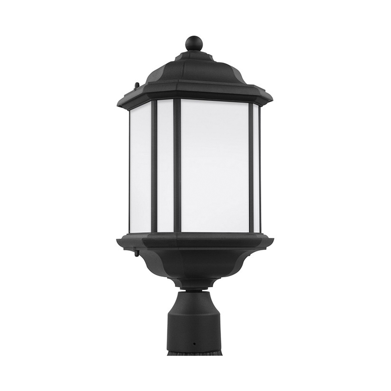 Sea Gull Lighting 82529 12 1 Light Post Lantern 100 Watt 120 Volt Black Kent