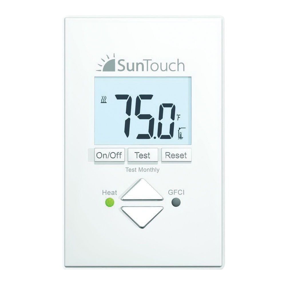 Suntouch 500825 Electric Floor Heating Non Programmable Thermostat