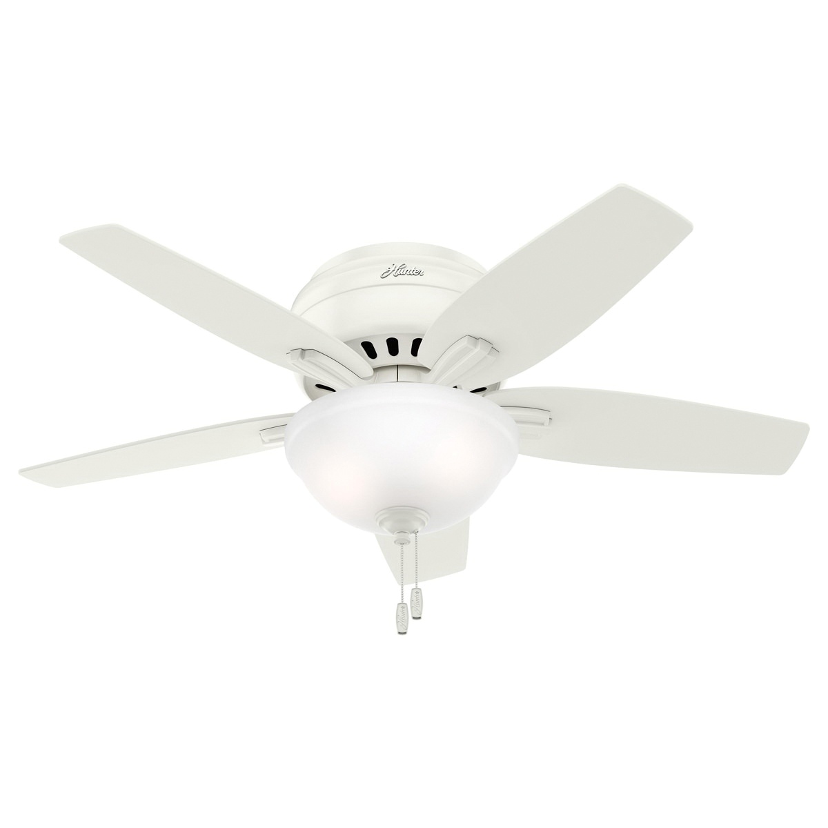 Hunter 51080 Newsome Low Profile Ceiling Fan With Light 5 Blade 42