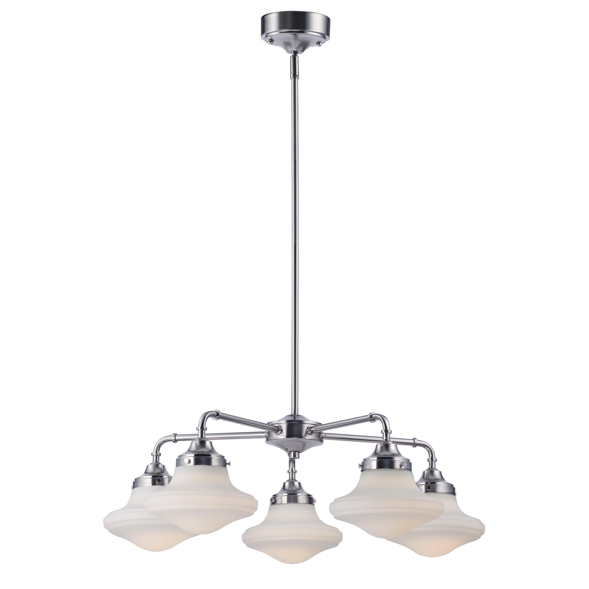 Maxim Lighting 30245swsn 5 Light Down Chandelier 33 Watt 120 Maxim Lighting 30245swsn 5 Light Down Chandelier 33 Watt 120 Volt Satin Nickel New