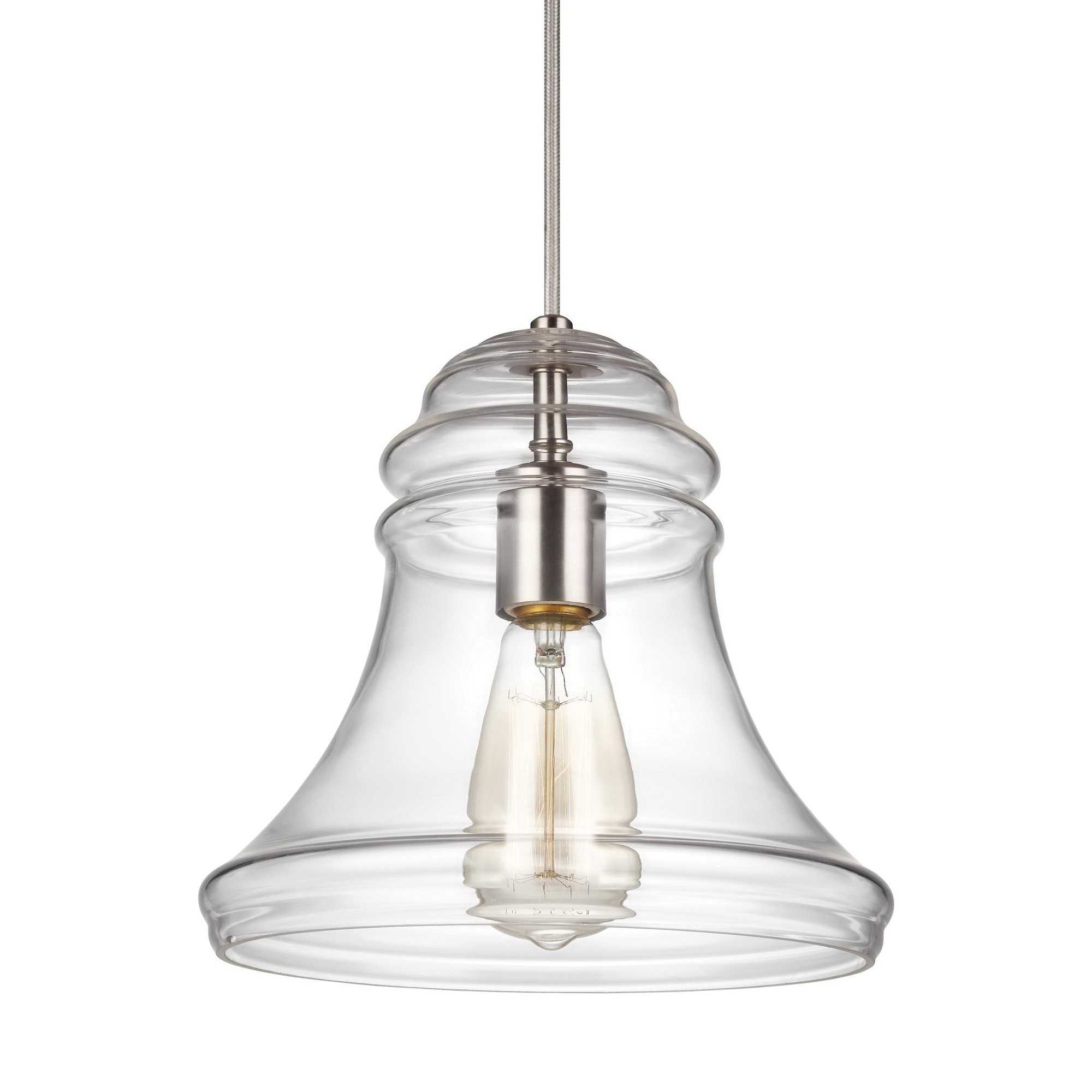 Murray Feiss P1440sn 1 Light Mini Pendant Fixture 75 Watt