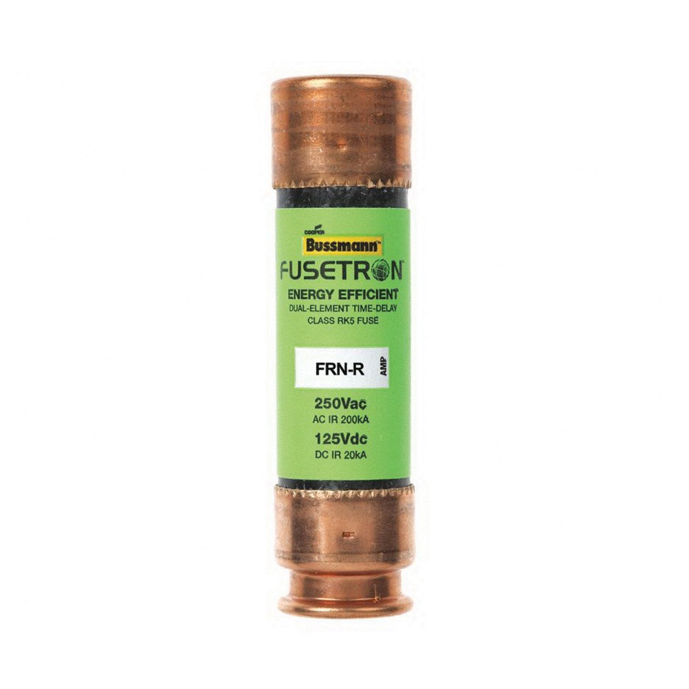 Bussmann FRN-R-30 30 Amp Fusetron Dual Element Time-Delay Current Limiting Fuse