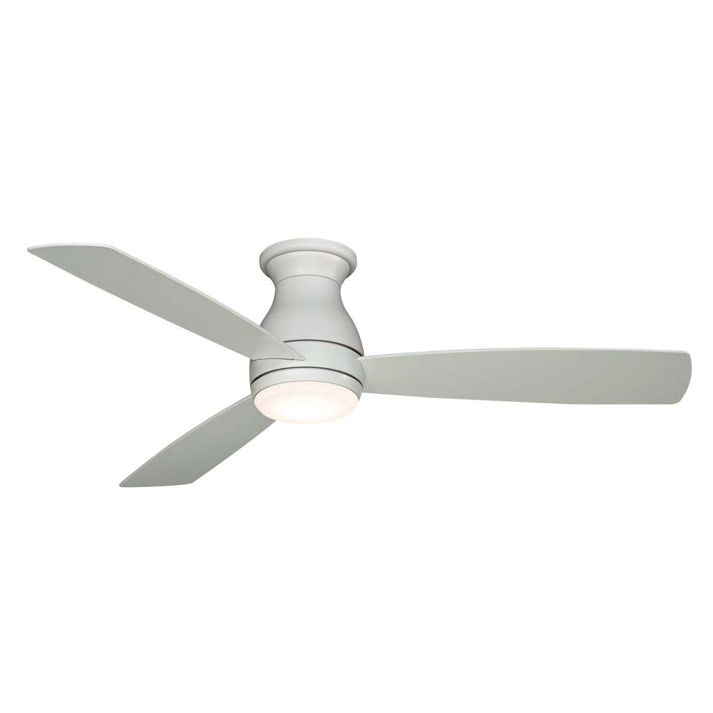 Fanimation Fps8355mww Ceiling Fan With Light 52 Inch 3 Blade 3 Speed White