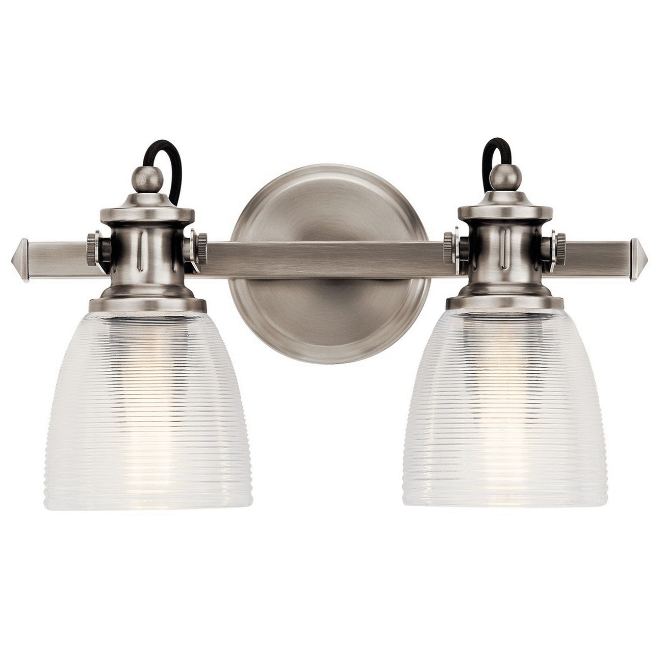 Kichler 45872clp 2 Light Vanity Light 75 Watt 120 Volt Classic Pewter Flagship Bath Vanity Light Indoor Fixtures Lighting Lighting Electrical Wholesalers Inc New England